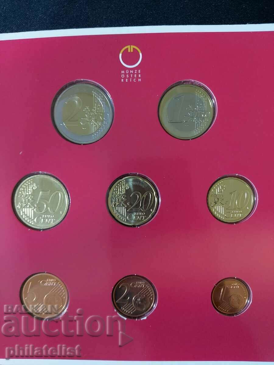Austria 2005 -Complete bank euro set from 1 cent to 2 euros with price 45.00 BGN | € 23.01 Austria 2005 -Complete bank euro set from 1 cent to 2 euros with price 45.00 BGN | € 23.01