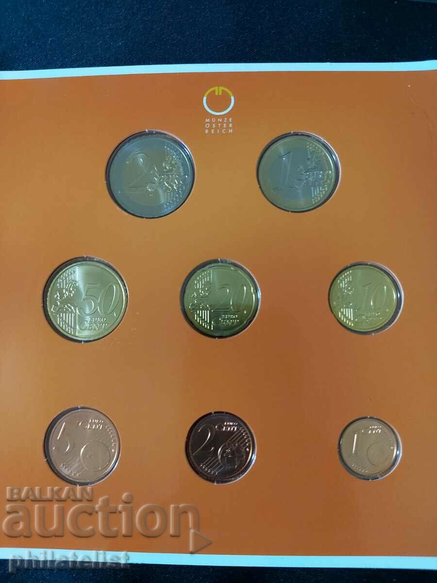 Austria 2008 -Complete bank euro set from 1 cent to 2 euros with price 60.00 BGN | € 30.68 Austria 2008 -Complete bank euro set from 1 cent to 2 euros with price 60.00 BGN | € 30.68