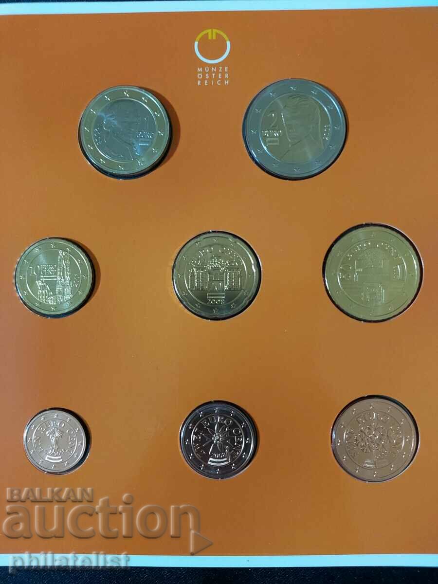 Auction Austria 2008 -Complete bank euro set from 1 cent to 2 euros Auction Austria 2008 -Complete bank euro set from 1 cent to 2 euros