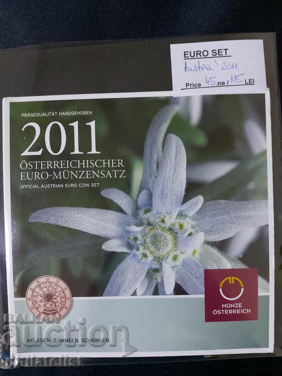 Delivery of Austria 2011 -Complete bank euro set from 1 cent to 2 euros Delivery of Austria 2011 -Complete bank euro set from 1 cent to 2 euros