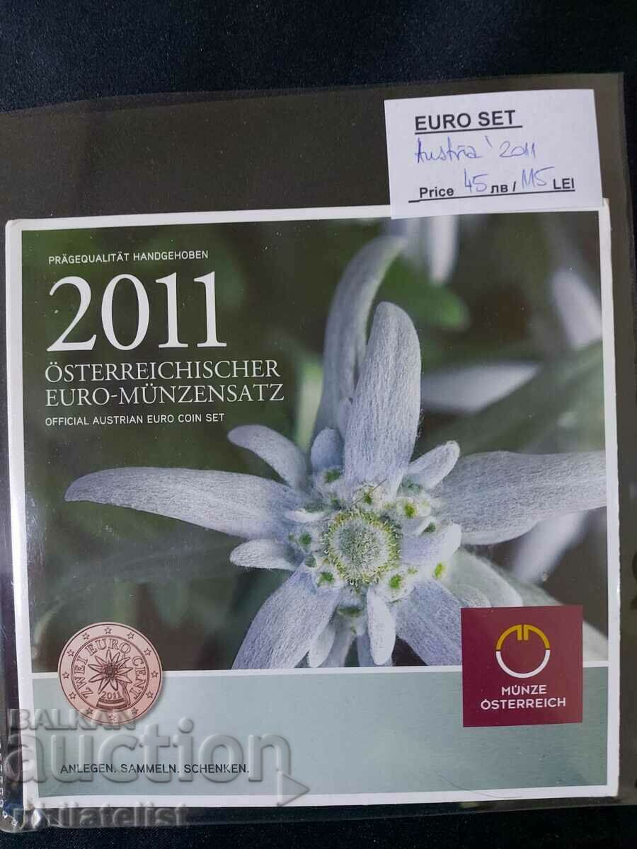 Delivery of Austria 2011 -Complete bank euro set from 1 cent to 2 euros Delivery of Austria 2011 -Complete bank euro set from 1 cent to 2 euros