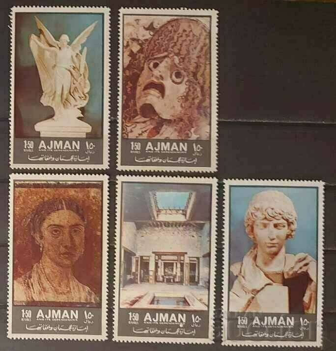 Ajman 1972 Ancient Art MNH