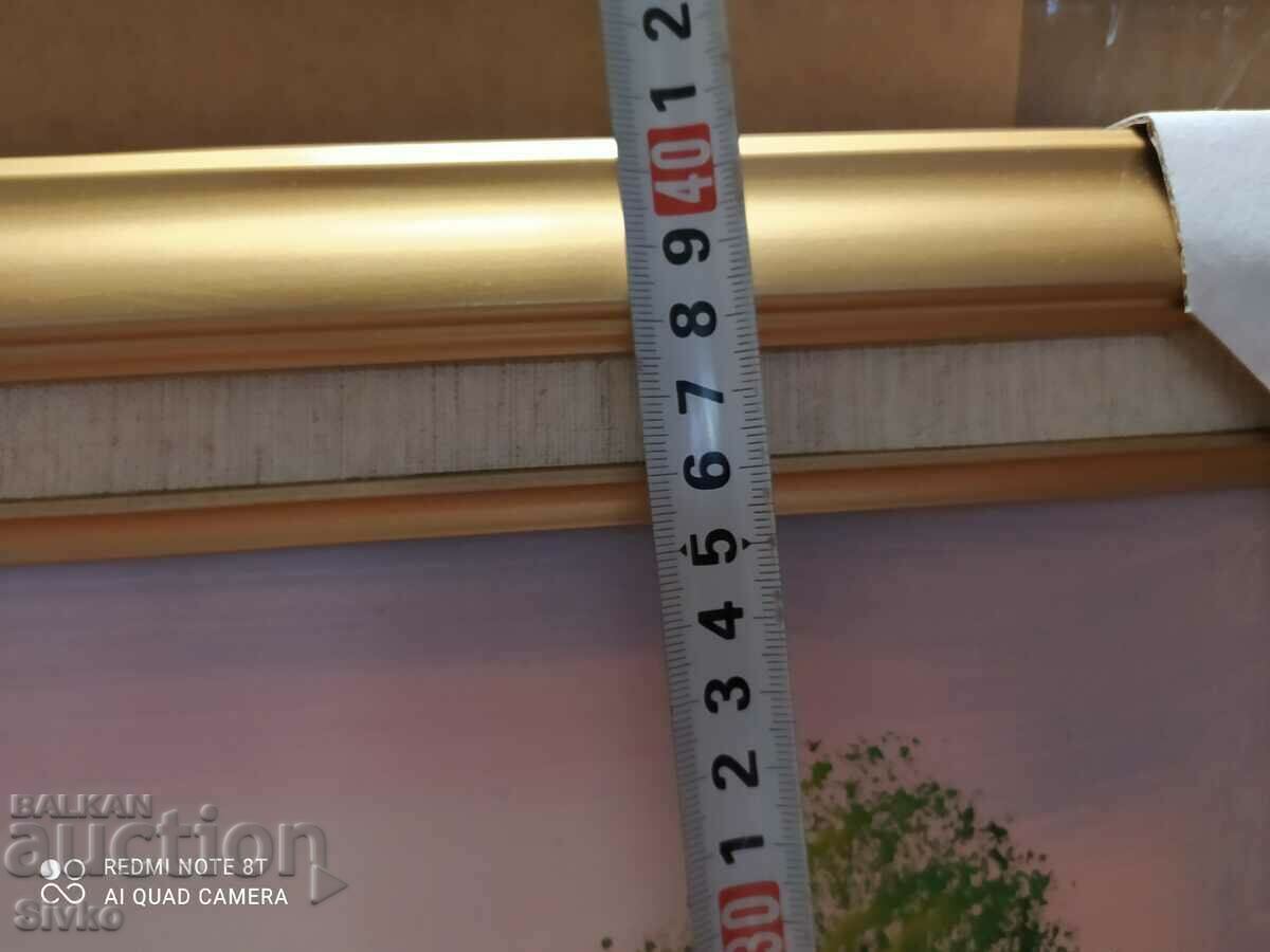 Auction Painting oil canvas waterfall river Auction Painting oil canvas waterfall river