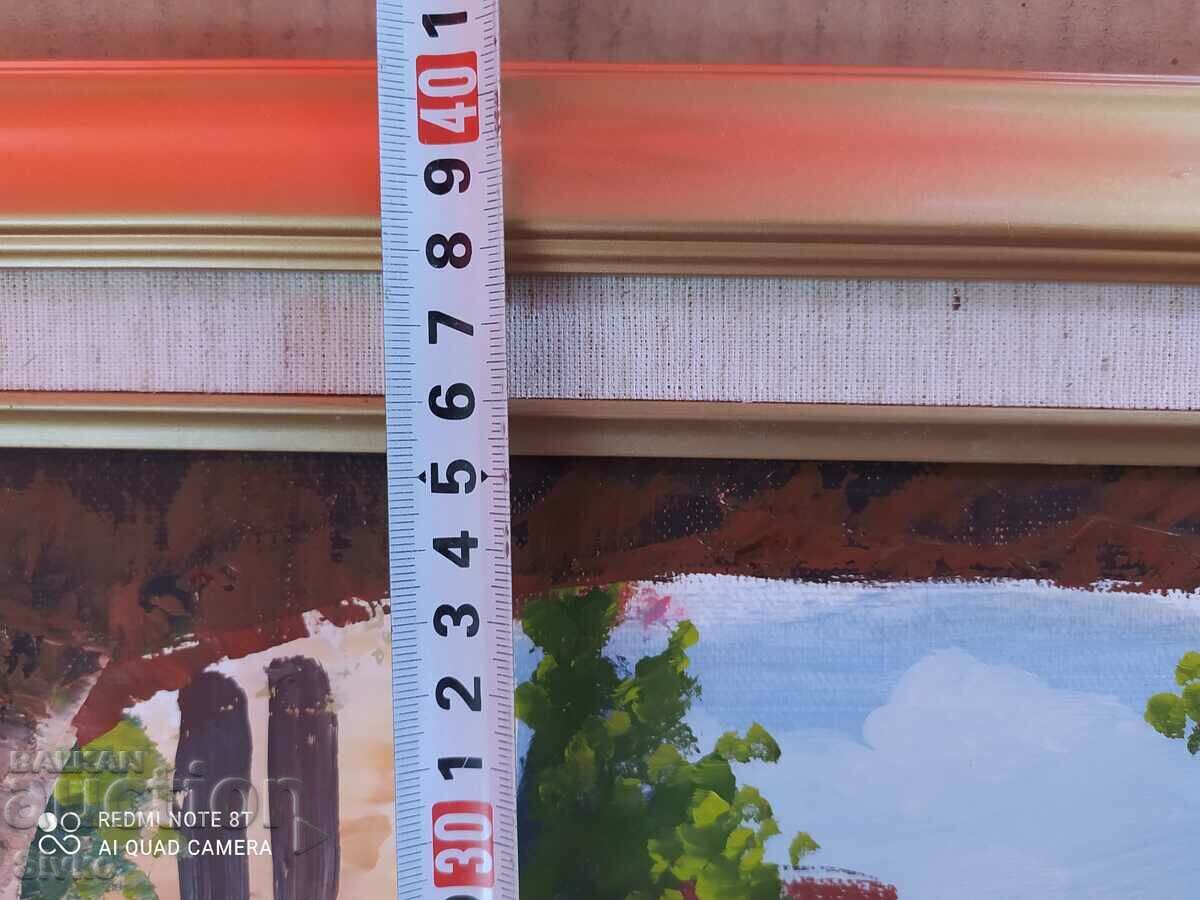 Δημοπρασία Ζωγραφική ελαιογραφία σιντριβάνι πόλης Δημοπρασία Ζωγραφική ελαιογραφία σιντριβάνι πόλης