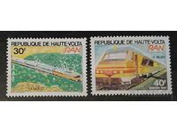 Burkina Faso/Upper Volta 1981 MNH Locomotives