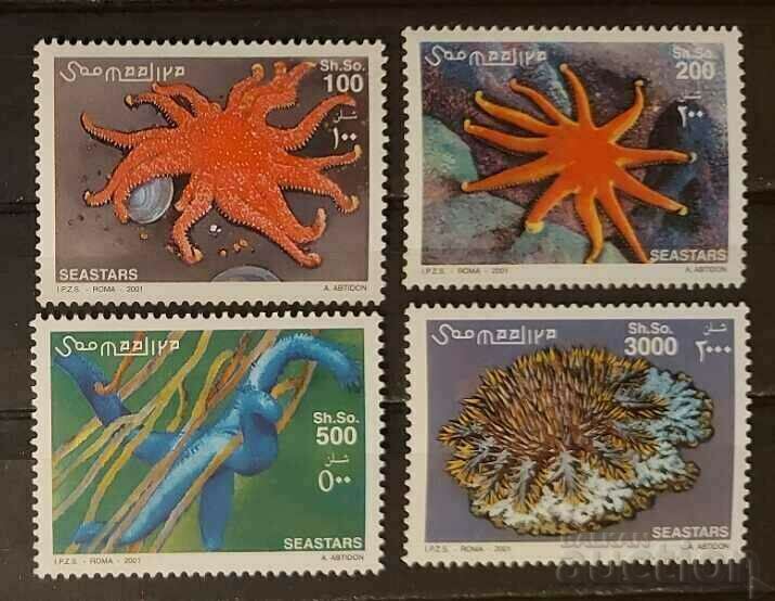 Somalia 2001 Fauna/Star de mare 10,25 € MNH