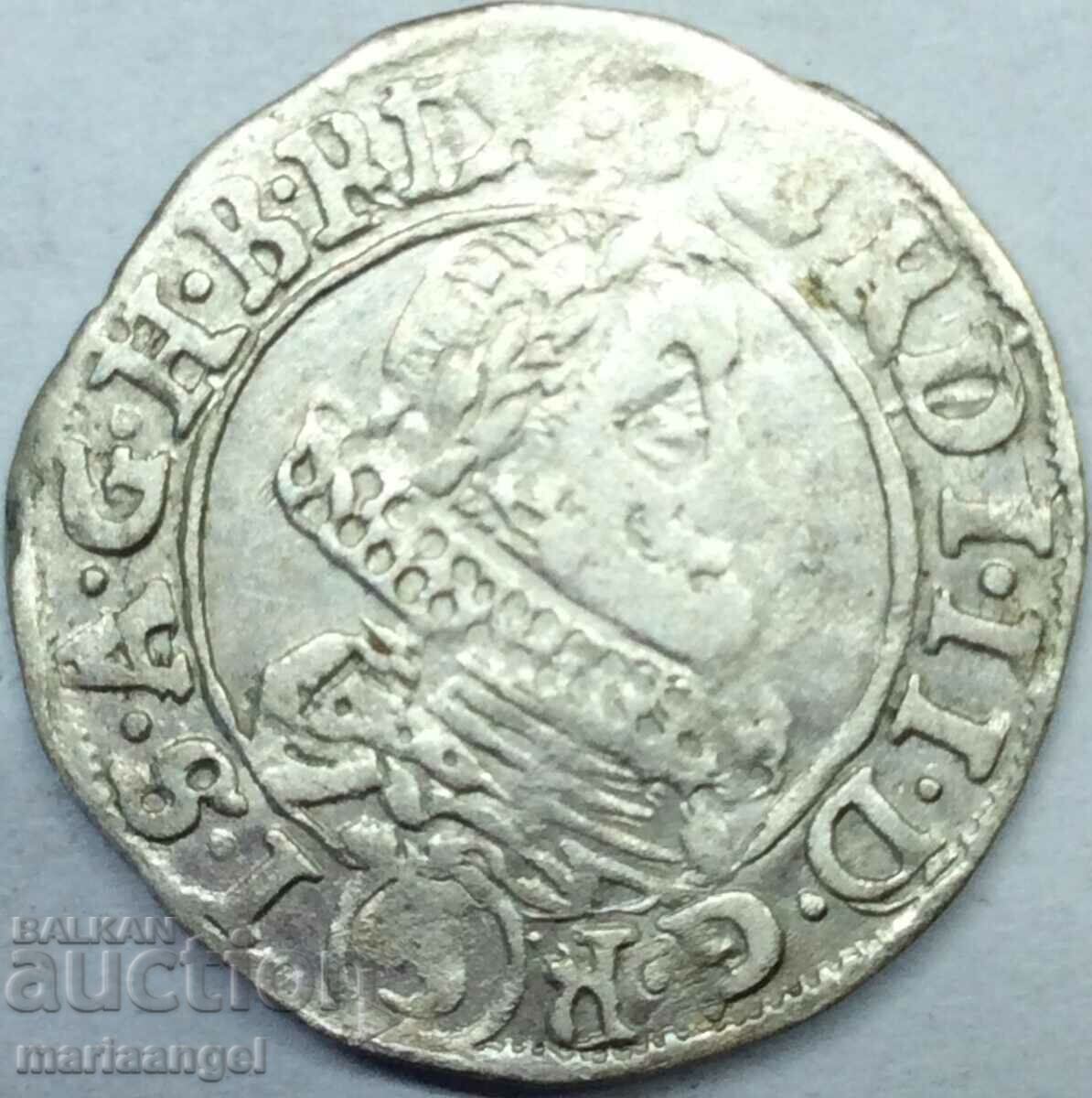 Austria 3 Kreuzer 1636 Ferdinand II 21mm Silver
