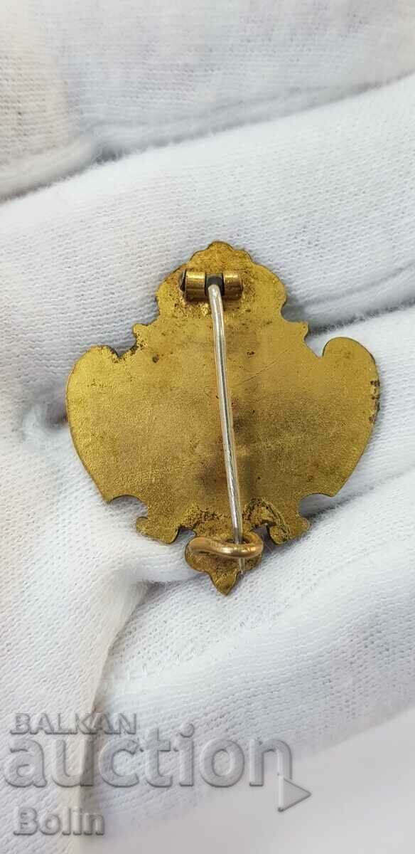 Delivery of Rare Royal Cyclist Union Badge - 1902