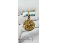 Рядък СССР - руски сребърен медал за Майчинство