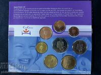 Olanda 1999 - banca euro stabilită de la 1 cent la 2 euro BU