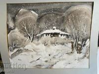 Sava Tsonovski Painting Winter 50/35 cm
