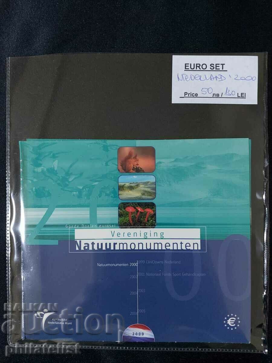 Netherlands 2000 - bank euro set from 1 cent to 2 euro BU with price 49.00 BGN | € 25.05 Netherlands 2000 - bank euro set from 1 cent to 2 euro BU with price 49.00 BGN | € 25.05