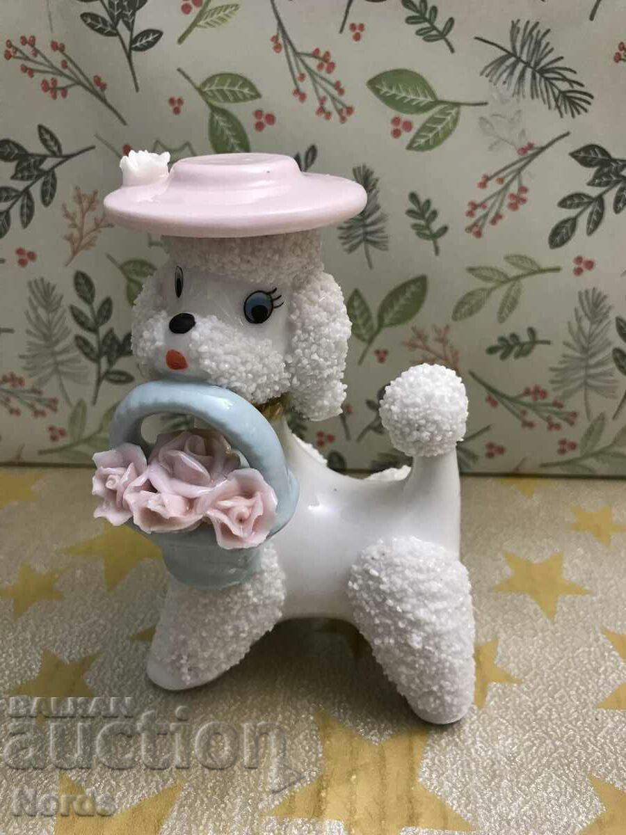 A beautiful porcelain puppy