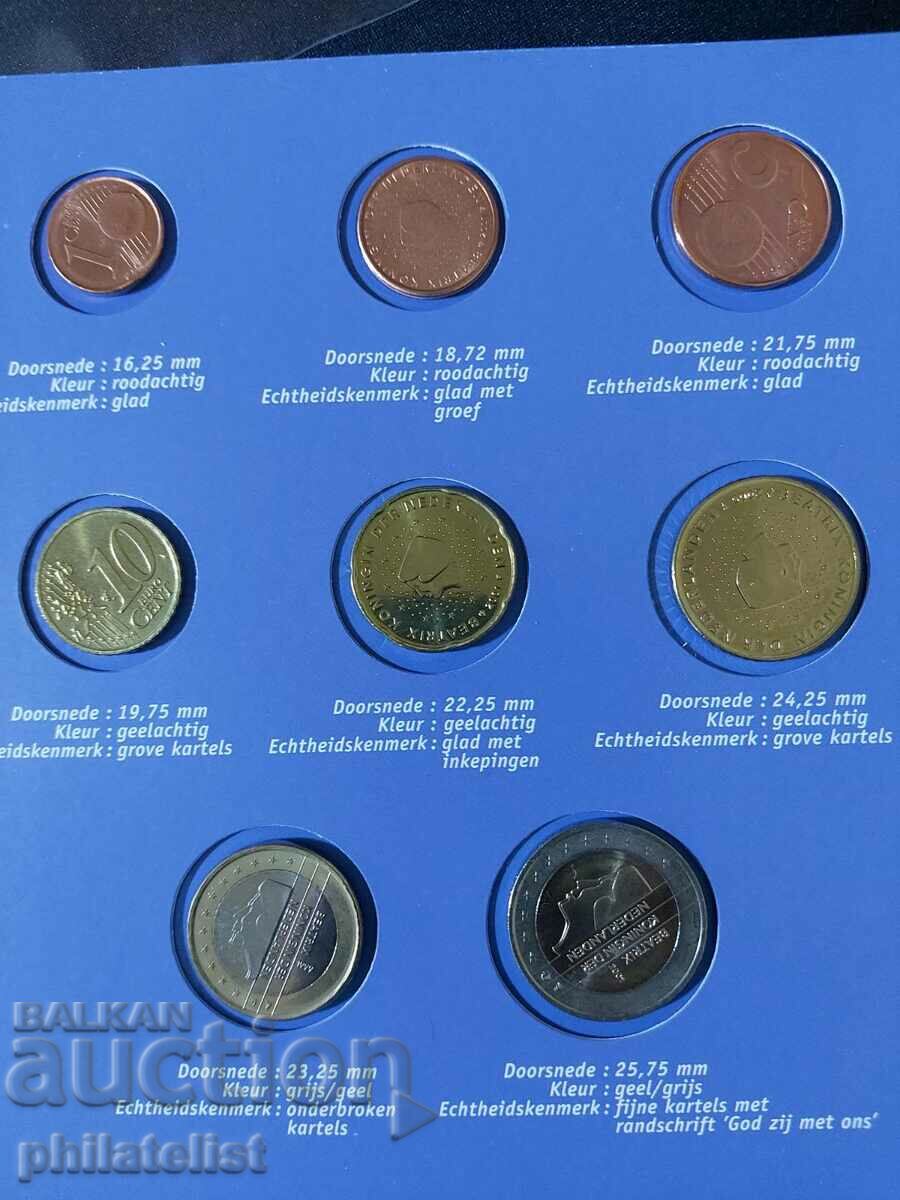Netherlands 1999-2001 Complete Euro Set - 8 coins with price 40.00 BGN | € 20.45 Netherlands 1999-2001 Complete Euro Set - 8 coins with price 40.00 BGN | € 20.45