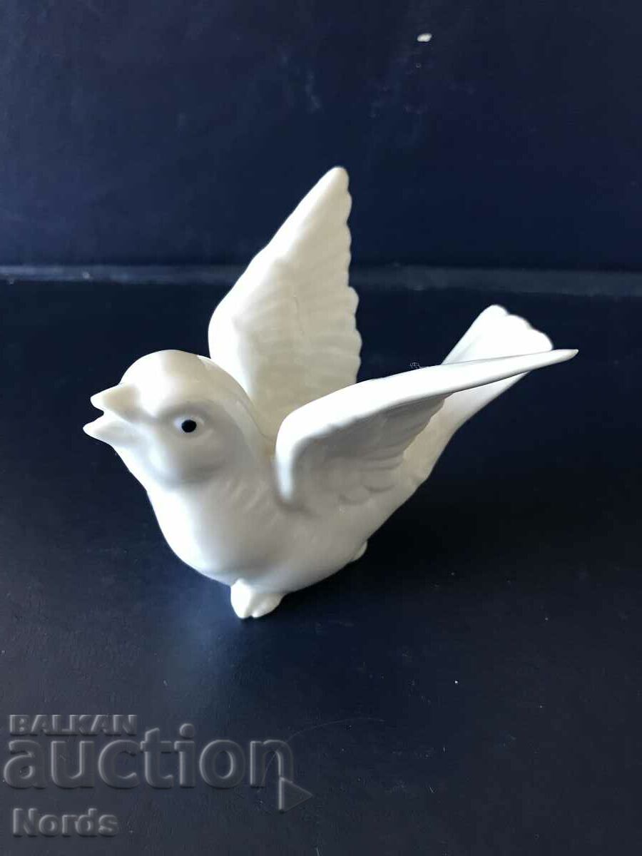 White porcelain bird
