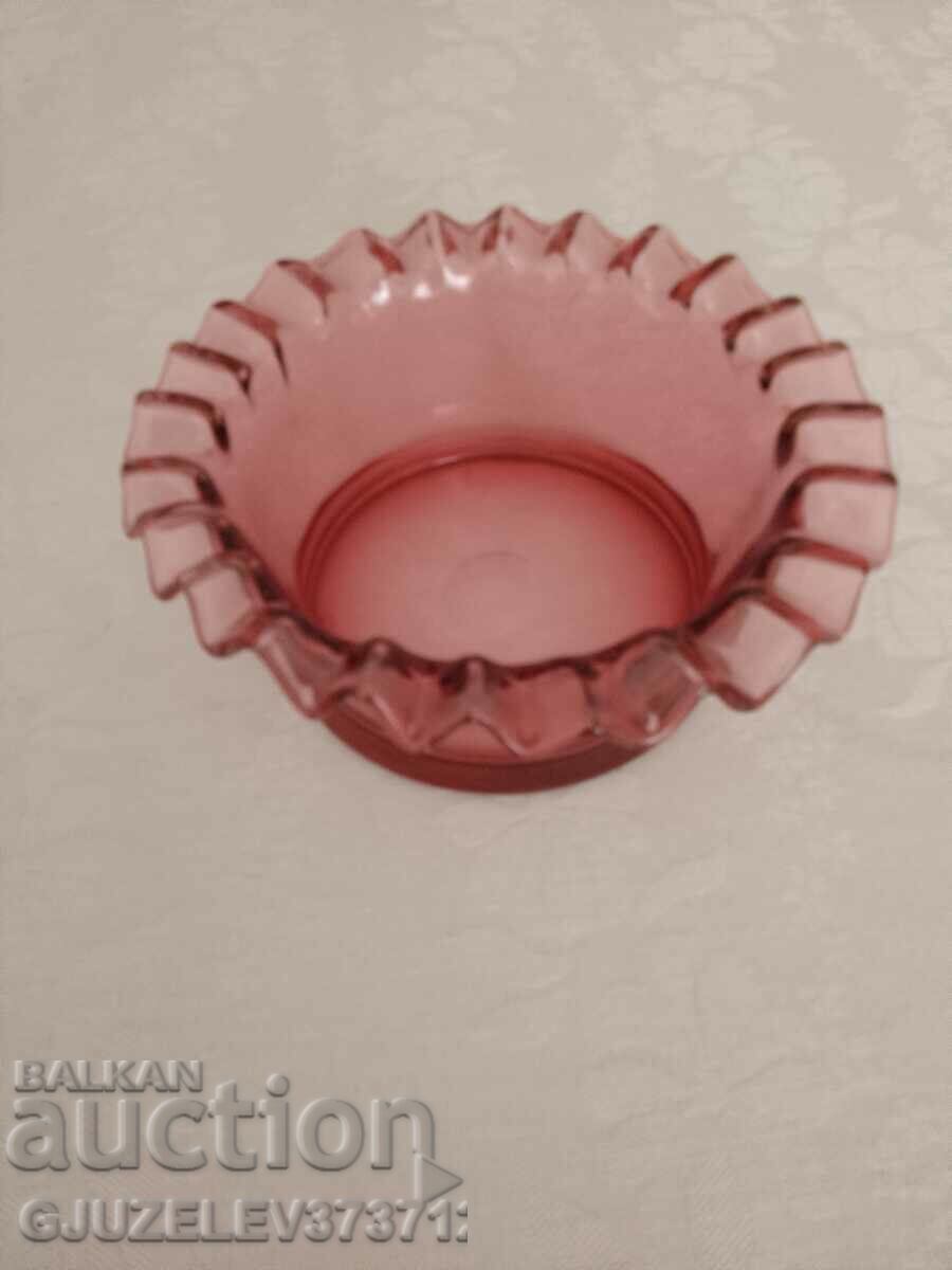 Γυάλινη μπομπονιέρα Art Deco με ανάγλυφη άκρη σε κόκκινο πεύκο - 6 Γυάλινη μπομπονιέρα Art Deco με ανάγλυφη άκρη σε κόκκινο πεύκο - 6