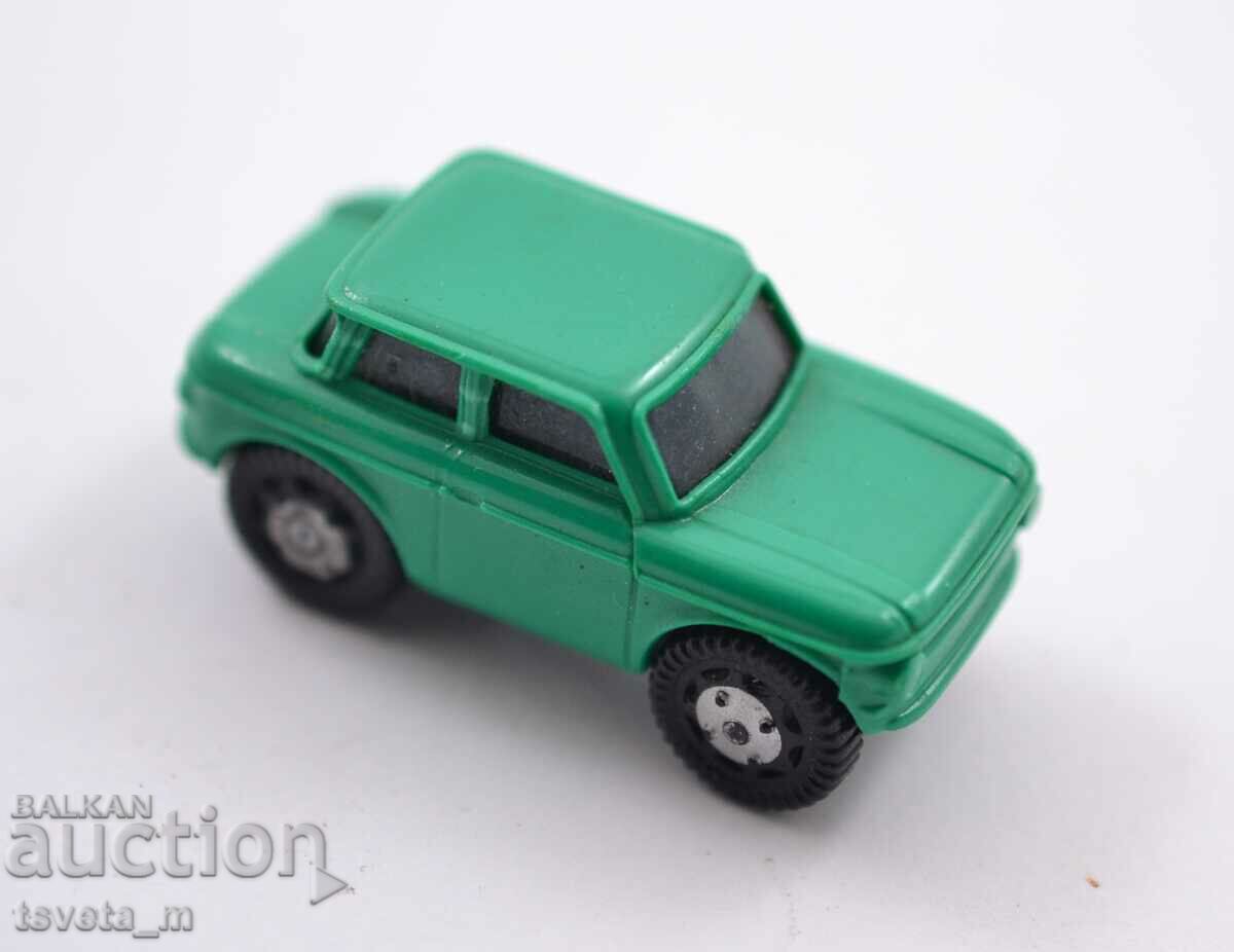 Chocolate egg trolley toy plastic with price 3.00 BGN | € 1.53 Chocolate egg trolley toy plastic with price 3.00 BGN | € 1.53