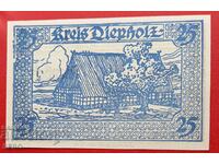 Τραπεζογραμμάτιο-Γερμανία-Σαξονία-Dipholz-25 pfennig 1920