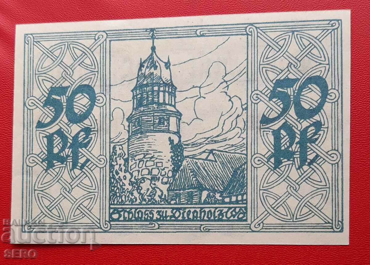 Τραπεζογραμμάτιο-Γερμανία-Σαξονία-Dipholz-50 pfennig 1920