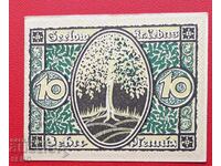 Τραπεζογραμμάτιο-Γερμανία-Βρανδεμβούργο-Seelow-10 pfennig 1920
