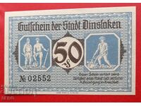 Banknote-Germany-S.Rhine-Westphalia-Dinslaken-50 Pfennig 1920