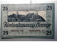 Banknote-Germany-Saxony-Dipoldiswalde-25 pfennig 1918