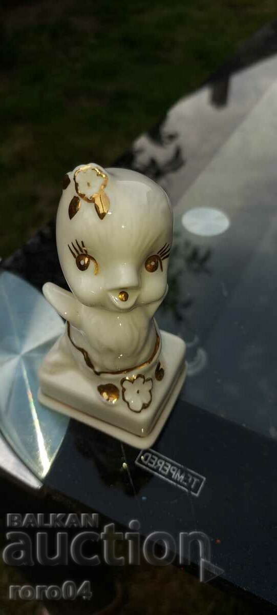 PORCELAIN CHICKEN - CAPODIMONTE - 6 PORCELAIN CHICKEN - CAPODIMONTE - 6