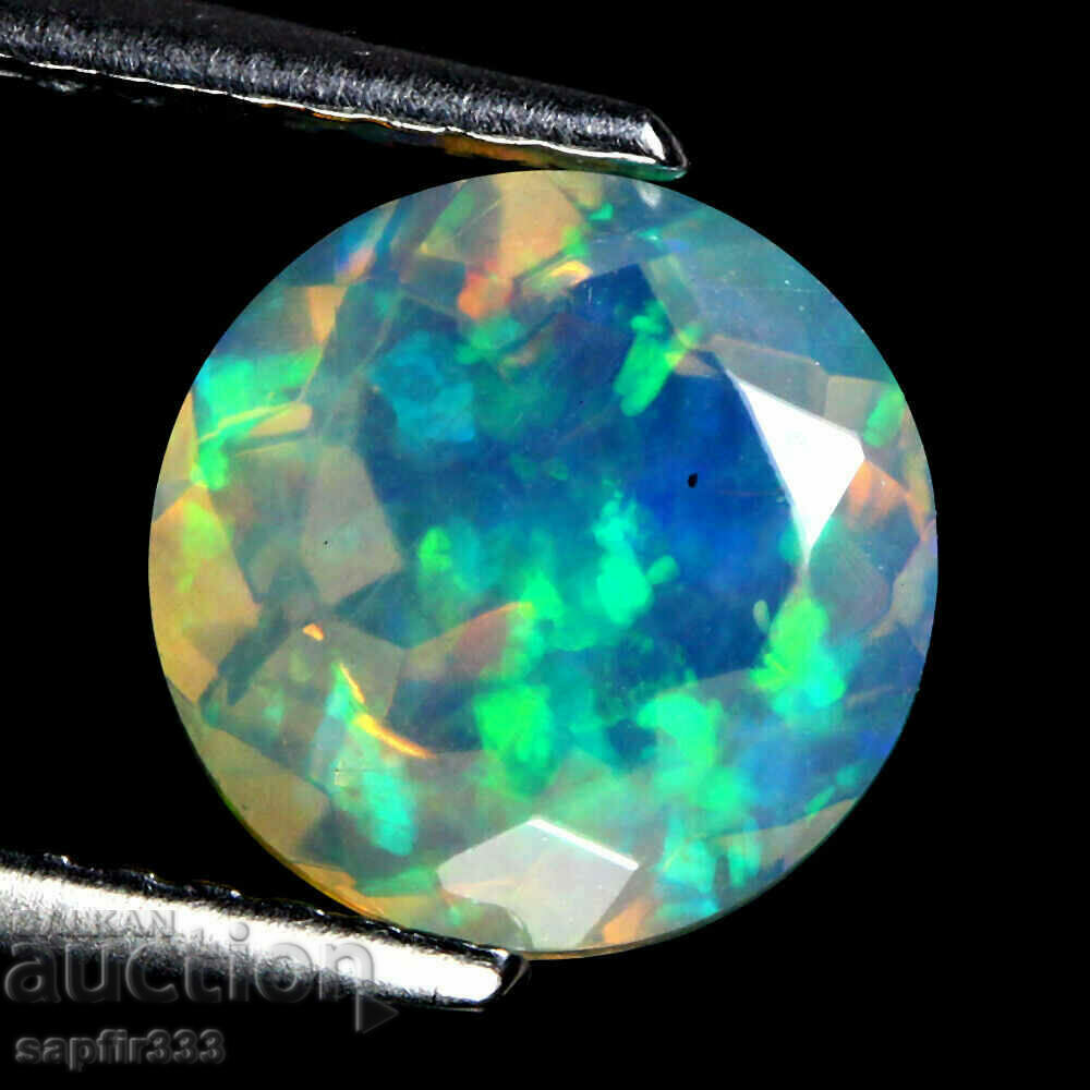 1.46 CARAT NATURAL OPAL, ROUND FACET 8.20 MM