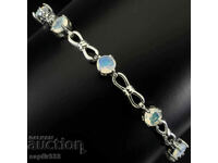 SILVER BRACELET WITH OPALS