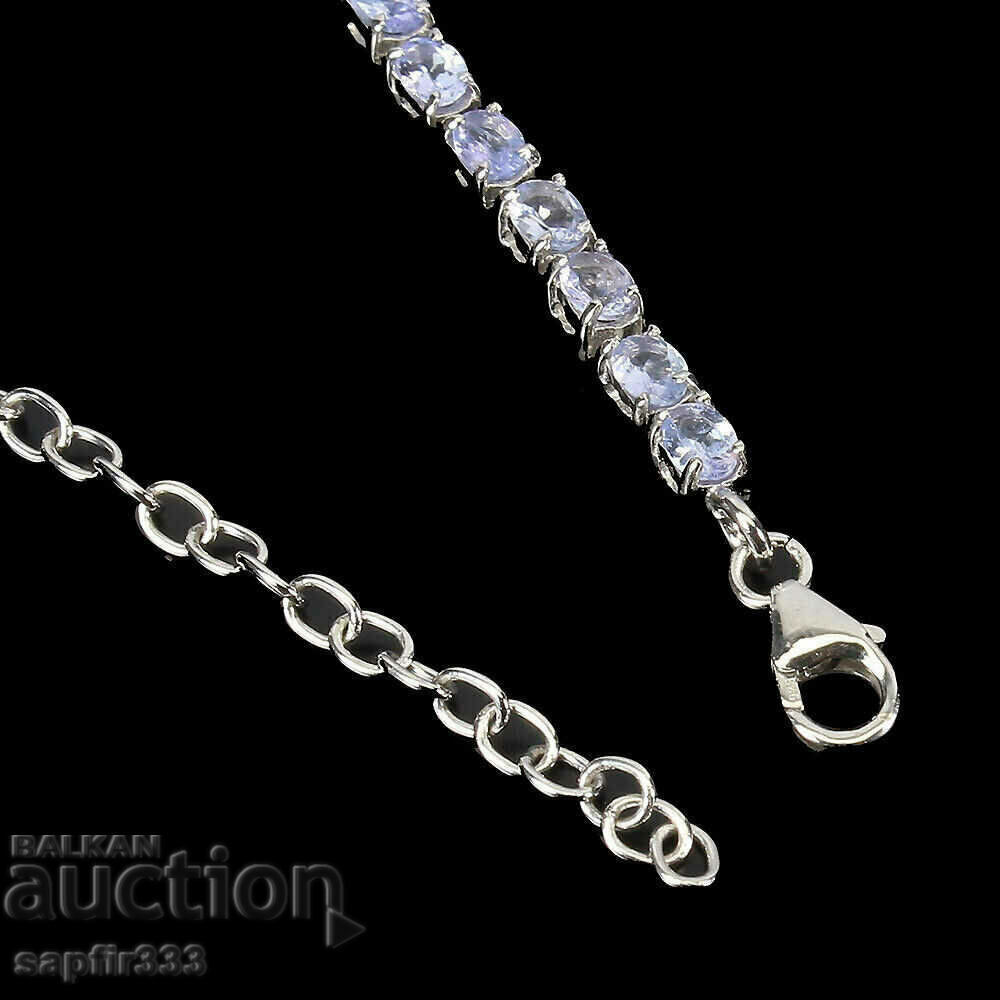 Auction TANZANITE STYLISH SILVER BRACELET UNISEX Auction TANZANITE STYLISH SILVER BRACELET UNISEX