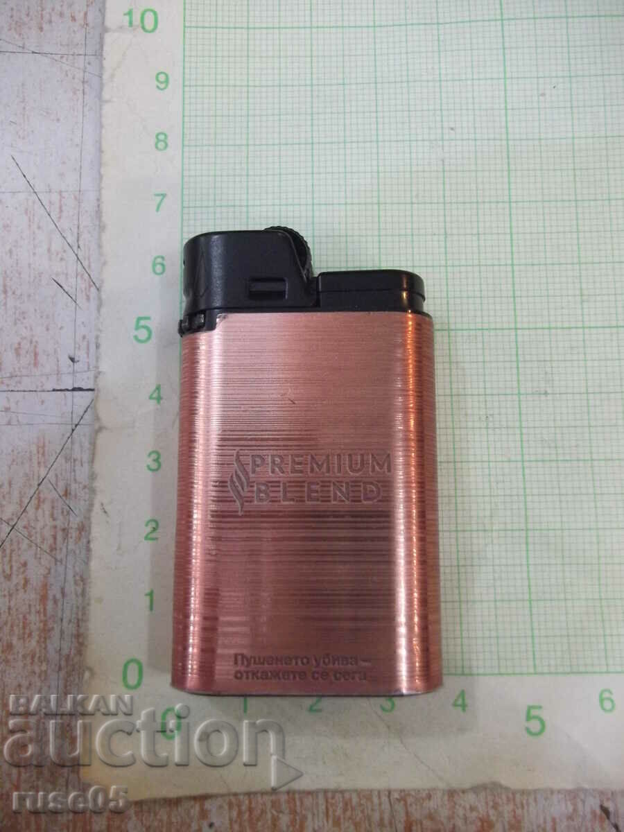 "PREMIUM BLEND" gas lighter with a soft flame, working with price 20.00 BGN | € 10.23 "PREMIUM BLEND" gas lighter with a soft flame, working with price 20.00 BGN | € 10.23
