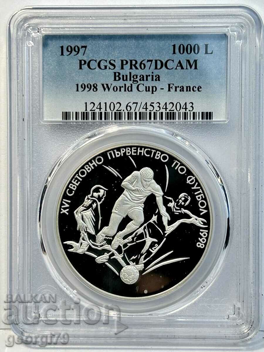 1000 BGN 1997 PR 67 DCAM Ποδοσφαιριστής