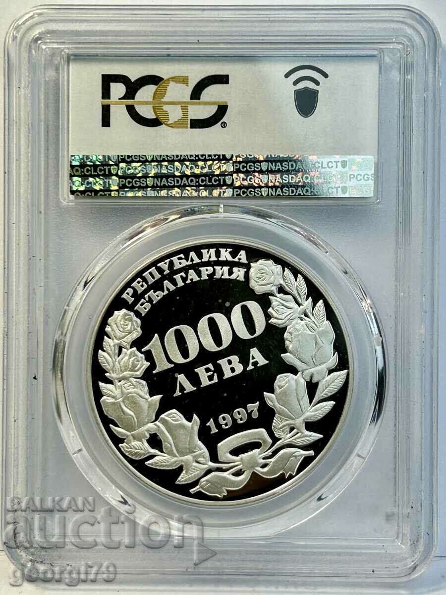 1000 BGN 1997 PR 68 DCAM Singing Bulgarian with price 970.00 BGN | € 495.95 1000 BGN 1997 PR 68 DCAM Singing Bulgarian with price 970.00 BGN | € 495.95