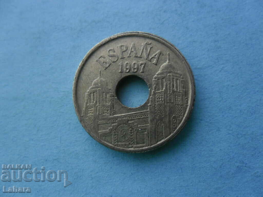 25 pesetas 1997 Spain with price 0.50 BGN | € 0.26 25 pesetas 1997 Spain with price 0.50 BGN | € 0.26