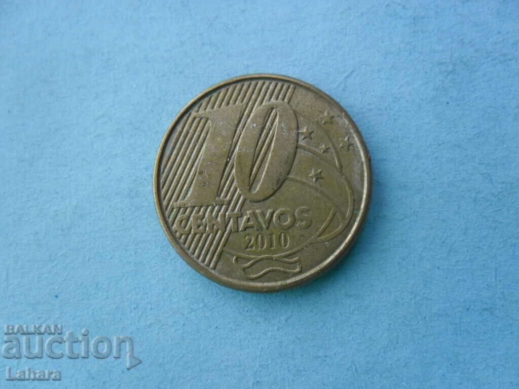 10 centavos 2010 Brazilia