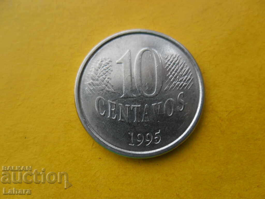 10 сентавос 1995 г. Бразилия