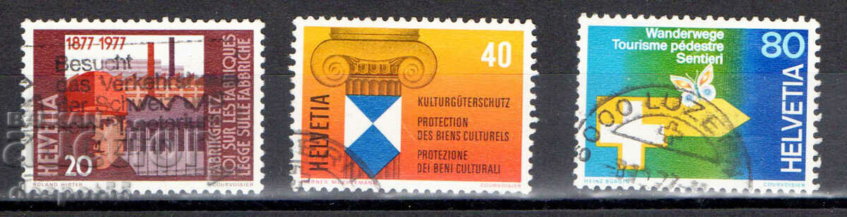 1977. Switzerland. Various events.