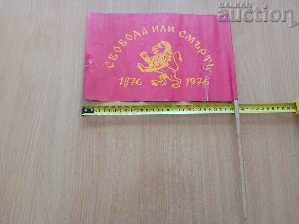 Flag pennant Freedom or Death 1876 NRB soc - 5