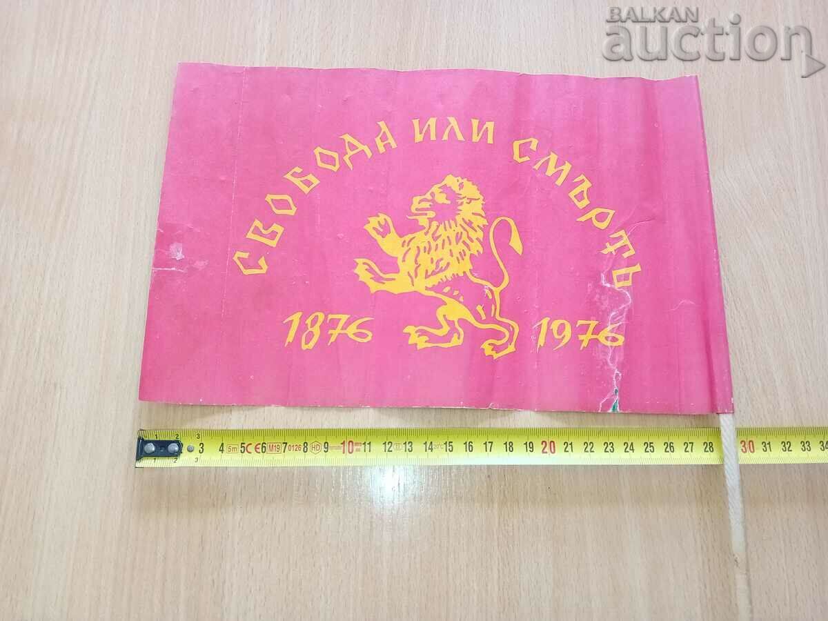 Flag pennant Freedom or Death 1876 NRB soc - 6