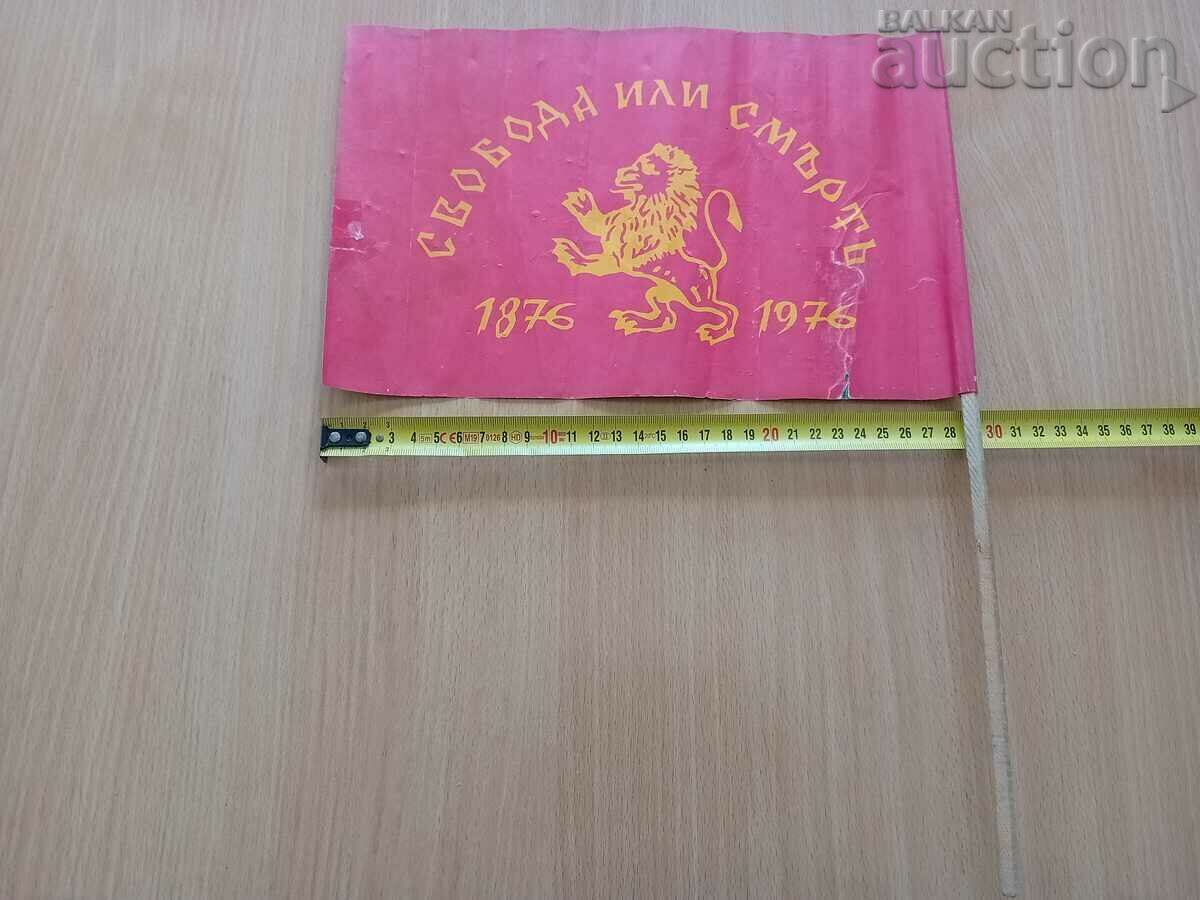 Flag pennant Freedom or Death 1876 NRB soc - 7