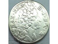 Бавария 15 кройцера 1717 Германия сребро
