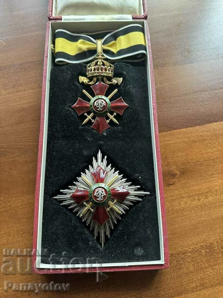 ORDER OF MILITARY MERIT II CENT. FERDINAND BULGARIA COURAGE ORDER OF MILITARY MERIT II CENT. FERDINAND BULGARIA COURAGE