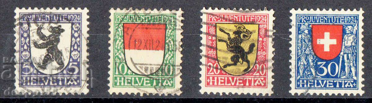 1924. Elveţia. PRO JUVENTUTE - Emblema.