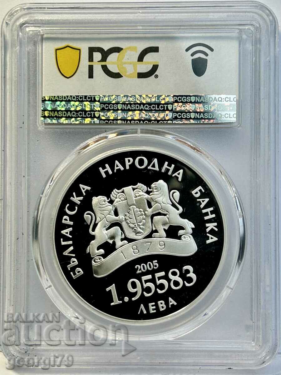 BGN 1,955 2005 PR 69 DCAM Bulgaria in the EU with price 330.00 BGN | € 168.73 BGN 1,955 2005 PR 69 DCAM Bulgaria in the EU with price 330.00 BGN | € 168.73