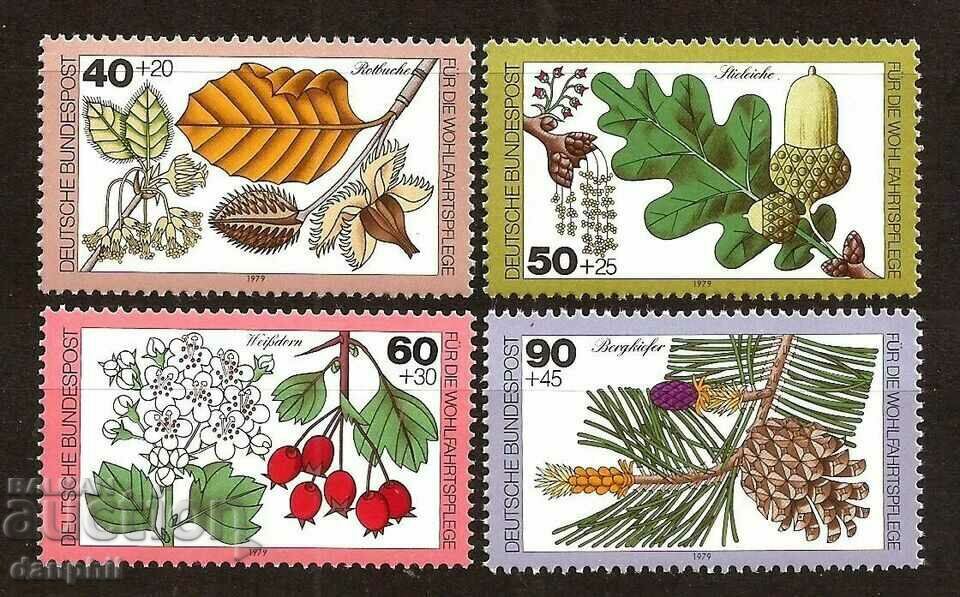 Γερμανία 1979 «Φυτά», καθαρά ασήμαντη σειρά