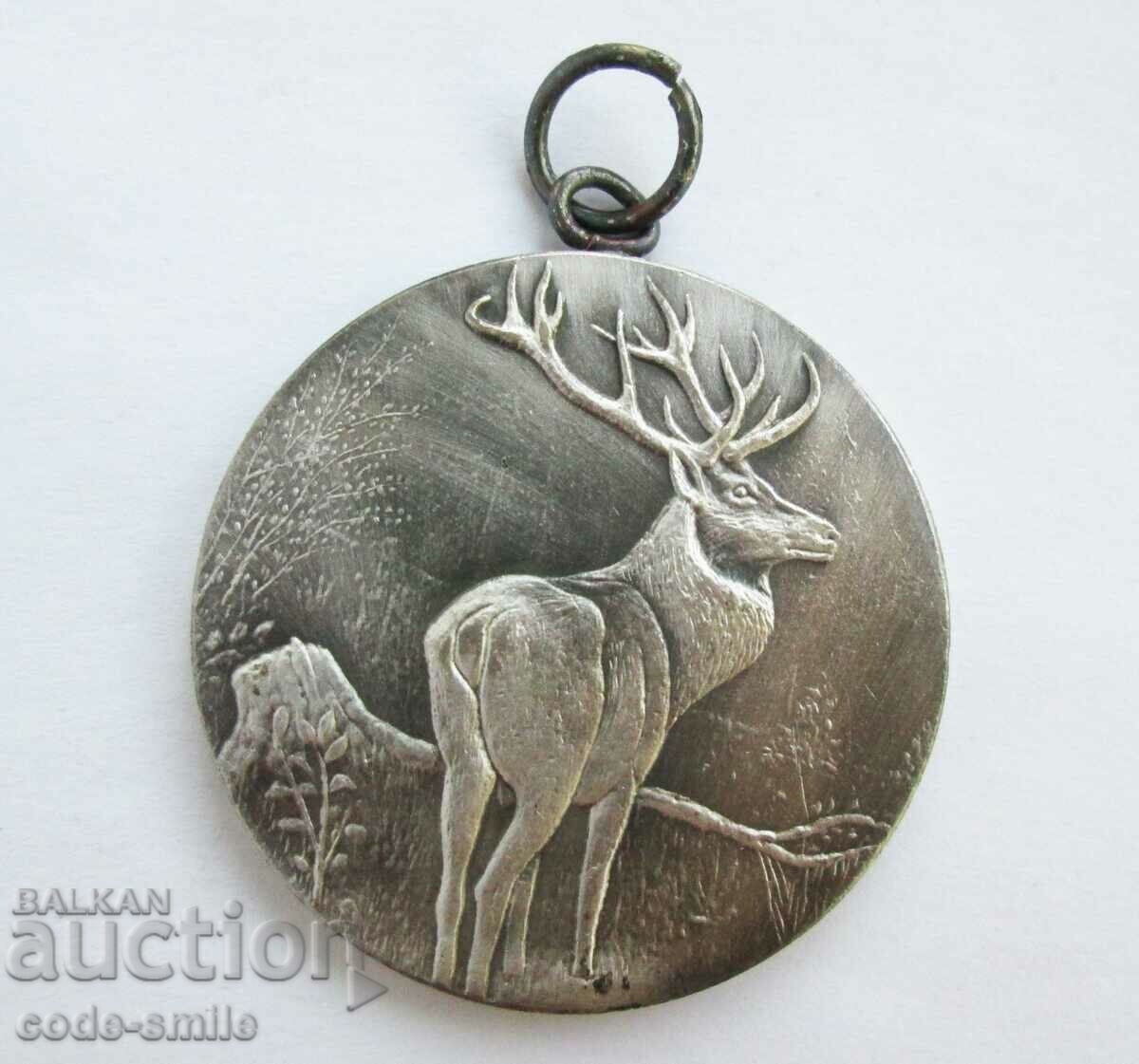 Câine vechi medalie vânătoare câine de vânătoare vânătoare Cerb