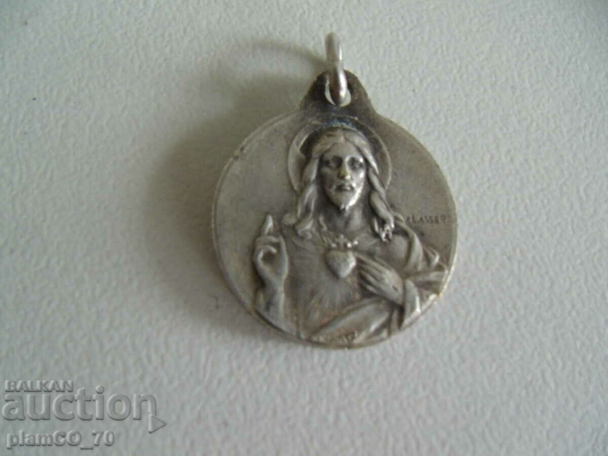 Δημοπρασία #*7504 Παλιό Μεταλλικό Καθολικό Μετάλλιο - Λέιζερ Δημοπρασία #*7504 Παλιό Μεταλλικό Καθολικό Μετάλλιο - Λέιζερ