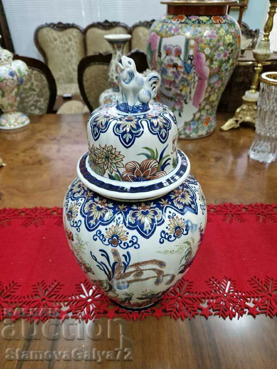 Beautiful antique Dutch porcelain bowl with lid with price € 68.00 | 133.00 BGN