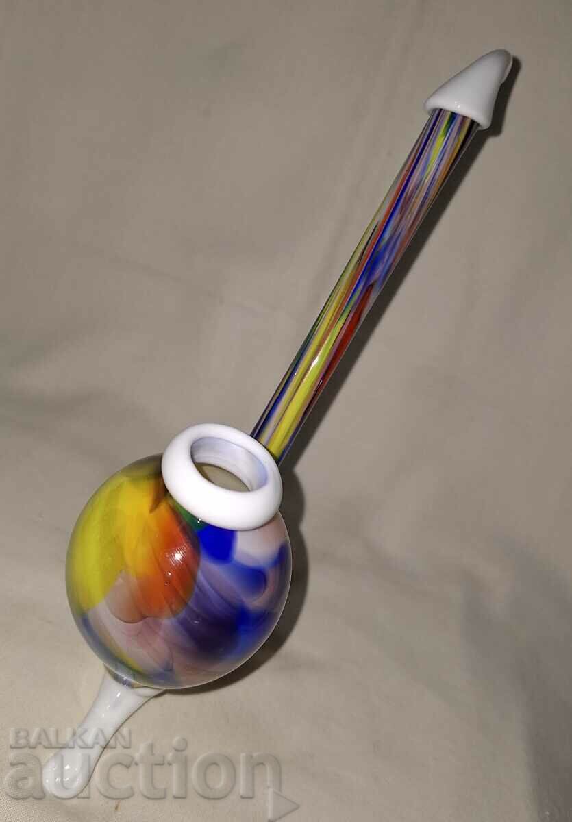 Auction  Glass designer colored plastic vase