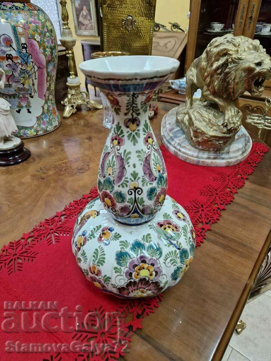 A lovely antique Dutch Delft vase - 5 A lovely antique Dutch Delft vase - 5
